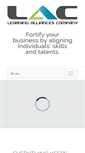 Mobile Screenshot of learning-alliances.com