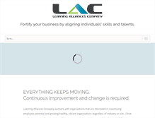 Tablet Screenshot of learning-alliances.com
